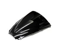 NOLONGNRDX For Triumph For Daytona 675 2006 2007 2008 Windshield Wind Screen Double Bubble Front Motorcycle Accessories Motorcycle Front Wind Deflector Protector(Black)