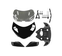 NOLONGNRDX For Triumph Speed Triple 1200 RS 2021-2024 Headlight Cover Windscreen Windshield Wind Deflector Front Headlamp Cowl Motorcycle Front Wind Deflector Protector(D)