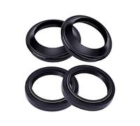 NOLOWY High-performance Front Fork Shock Oil Seal and Seal Set 41mm x 53mm x 8/10.5mm Lightweight Auto Accessoires 2 Pack