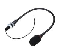 NOLOWY Omnidirectional Gooseneck Mic Metal Hose Microphone With Bare End Cable For Public Transport And Live Broadcasting