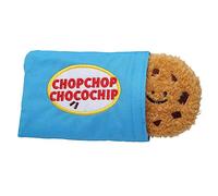 NOLOWY Snuffle Dog Squeak Cookie Plush Soft Chew Toy For Small Dogs Hide &