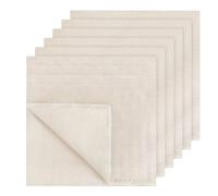 Nolvireth 6Pcs Muslin Cloths for Cooking and Straining, Reusable and Washable Cotton Cheese Cloth (50 x 50cm)