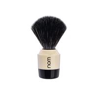 NOM Marten Shaving Brush | Vegan Shave Brush for Shaving Soaps and Creams | Sustainable eco-Friendly and Reusable | exfoliating Shaving Brush | Cream Handle