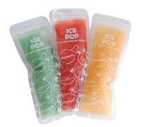 Nom Nom Kids | Reusable Ice Pop Bags | pack of 8 | popsicle bags | Icepop bags for kids (Monsters)