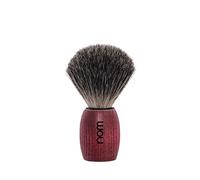 NOM OLE Shaving Brush | Pure Badger Shave Brush for Shaving Soaps and Creams | exfoliating Shaving Brush | Blushed Ash Handle