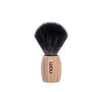 NOM OLE Shaving Brush | Vegan Shave Brush for Shaving Soaps and Creams | Sustainable eco-Friendly and Reusable | exfoliating Shaving Brush | Pure Ash Handle