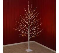 Noma 1.5m LED Twinkle Silver Birch Twig Tree