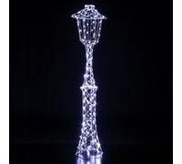 Noma 1.5m White Flexi Dickensian Lamp Post Christmas Light Up Decoration (2525015)