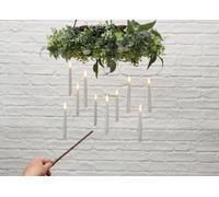 Noma 10 White Remote Controlled Magic Candles With Wand