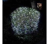 Noma 100 Fit & Forget Battery Operated Multi Effect Cluster Lights Timer - White