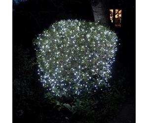 Noma 100 Fit & Forget Battery Operated Multi Effect Cluster Lights Timer - White