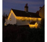 Noma 10m LED Warm White Snowing Icicles