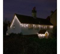 Noma 15m LED White Snowing Icicles