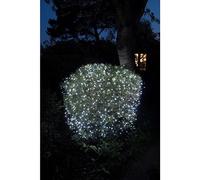 Noma 200 Fit & Forget Battery Operated Multi Effect Cluster Lights Timer - White
