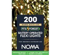 NOMA 200 Warm White Flexi Wire LED Lights, 13.9 m (Pack of 1)