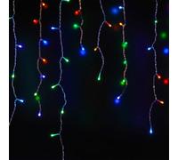 NOMA 240 Colour Changing Spectrum Icicle Lights, Multicoloured - 7m