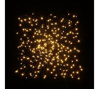 Noma 240 LED Christmas Tree Lights : Green Cable : Plug-in with Timer : Antique White