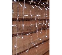 NOMA 400 Fit & Forget Multi-Function Icicle LED Battery Lights, White, Size 10.3m, Plastic | Charlies