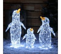 Noma 60cm Spun Acrylic Penguin Family
