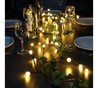 NOMA Berry & Ivy Garland, 48 Warm White LED's, 1.8 m, Battery Operated
