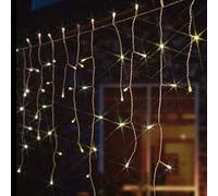 Noma Christmas Xmas Indoor / Outdoor 360 Twinkling Icicle Lights - Warm white