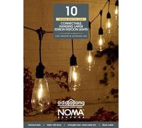 NOMA Connectable Edison Drop Festoon Garden Lights, 6.8 m (Pack of 1)