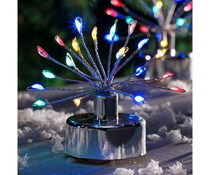 Noma Firework LED Tea Lights : Battery : 20 Micro LEDs : Set of 6 : Multicoloured