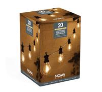 NOMA Hanging Connectable Festoon Lights, 20 LED Bulbs, 10.6 m (Pack of 1)
