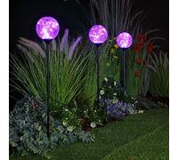 NOMA Lilac Connectable Crackleball Lights (Set of 3)