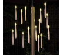 NOMA Magic Candle Chandelier with Remote Control, 15 x White Hanging Candles