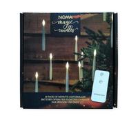 NOMA 10 Magic Hanging Christmas Candle Lights with Remote Control in White, Size 15cm, Plastic | Charlies