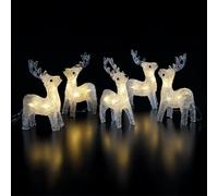 Noma Set of 5 Acrylic Reindeer String Lights
