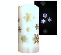 Noma Snowflake Led Candle Ceiling Projector : Battery Powered :3719393