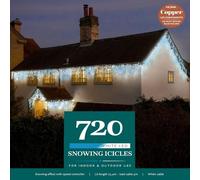 NOMA Snowing Icicle Christmas Lights, 20.4 m (Pack of 1)