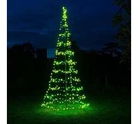Noma Starry Nights Spectrum 2m Outdoor Pole Christmas Tree : 216 Colour Changing LEDs : App Control