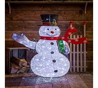 Noma White LED Collapsible Snowman