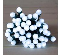 Noma @ WOWOOO Fit & Forget Battery 200 LED Berry Lights : Timer Multifunction : Indoor/Outdoor : White 6816020GW