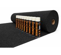 Nomad 4 Way Stretch Carpet Anthracite Charcoal Grey 10M X 2M Van Lining High Temperature Resistant Adhesive Glue For Campervan