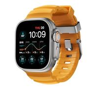 NOMAD Apple Watch Sport Band Rocky Point Sol Yellow - 45/49mm Apple Watch Band with Natural Titanium Hardware, Adventurous Rugged Apple Watch Band for Men and Women - Apple Watch Ultra Band