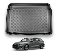 NOMAD Audi A3 (2020+) [Sportback] Boot Liner [Lower Boot Position] Premium Tailored Fit Car Floor Mat Protector Recyclable Waterproof Dog & Pet Friendly Raised Edges Compatible Custom Fit Accessory