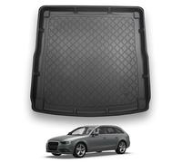NOMAD Audi A4 Avant (2008-2015) Boot Liner Tailored Fit Car Floor Mat Protector Non Slip Waterproof Raised Edges Compatible Custom Fit Accessory Black Dog & Pet Friendly Easy Install All-Weather
