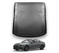 NOMAD Boot Liner Mat for Audi A5 Coupe 2017-2024, Tailored PE Car Boot Protector Tray, Waterproof Raised Edge Trunk Mat, Easy Clean Cargo Floor Liner