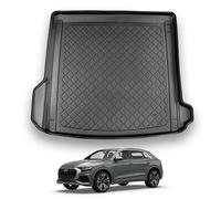 NOMAD Audi Q8 (2018+) Boot Liner [Not for e-Tron Models] Premium Tailored Fit Car Floor Mat Protector Recyclable Thermoplastic Waterproof Dog Pet Friendly Raised Edges Compatible Custom Fit Accessory