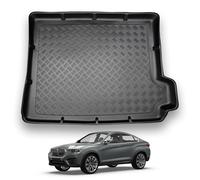 NOMAD BMW X4 (2014-2018) [F26] Boot Liner Tailored Fit Car Floor Mat Protector Non Slip Waterproof Raised Edges Compatible Custom Fit Accessory Black Dog & Pet Friendly Easy Install All-Weather