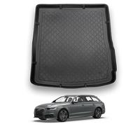 NOMAD Boot Liner Compatible with Audi A6 Avant 2020+ [NOT SUITABLE FOR HYBRID] Premium Tailored Fit Car Floor Mat Protector Guard Tray Black Custom Fitted Dog Friendly & Waterproof with Raised Edges