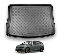 NOMAD Boot Liner Compatible with Cupra Born 2021+ Premium Boot Floor Upper Position Tailored Fit Car Floor Mat Protector Guard Tray Black Custom Fitted Accessory - Dog Friendly Waterproof Raised Edges