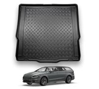 Nomad Boot Liner Compatible with Ford Mondeo 2015+ [Estate] Recyclable Plastic (PE) Tailored Fit Car Floor Protector Guard Tray Black Custom Fitted Accessory Dog Friendly Waterproof with Raised Edges