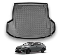 Nomad Boot Liner Compatible with Kia ProCee'D 2018+ [Shooting Brake] Recyclable Plastic (PE) Tailored Fit Car Floor Mat Guard Tray Black Custom Fitted Accessory Dog Friendly Waterproof Raised Edges