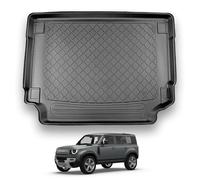 NOMAD Boot Liner Compatible with Land Rover Defender 2020+ [110] TPE Rubber Tailored Fit Car Floor Mat Protector Guard Tray Black Custom Fitted Accessory - Dog Friendly & Waterproof with Raised Edges