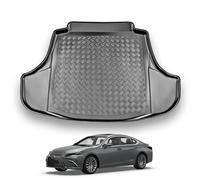 NOMAD Boot Liner Compatible with Lexus ES 2018+ [Hybrid] Recyclable Plastic (PE) Tailored Fit Car Floor Mat Protector Guard Tray Black Custom Fitted Accessory Dog Friendly Waterproof with Raised Edges